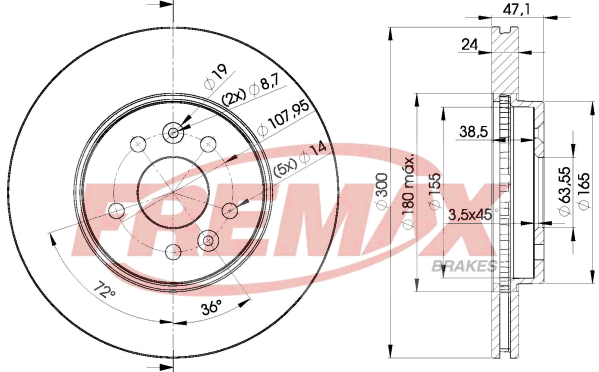 FREMAX BD-6767 Premium...