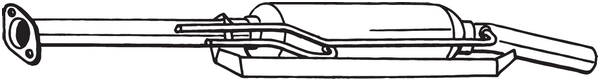 BOSAL 095-344 Filtro antiparticolato / particellare, Impianto gas scarico