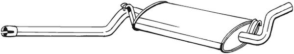 BOSAL 105-019 Silenziatore...