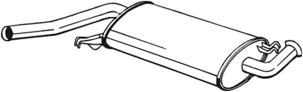 BOSAL 105-215 Silenziatore...