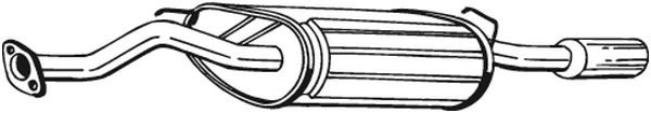 BOSAL 115-329 Silenziatore...