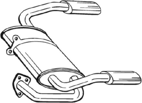 BOSAL 115-335 Silenziatore...