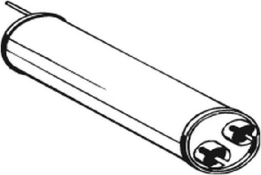 BOSAL 135-493 Silenziatore...