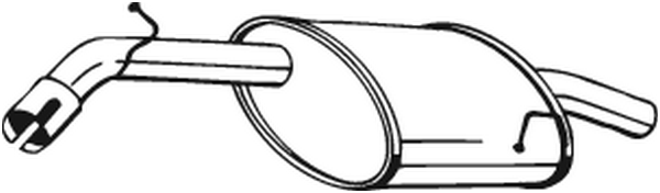 BOSAL 141-193 Silenziatore posteriore-Silenziatore posteriore-Ricambi Euro