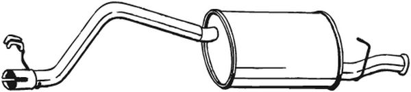 BOSAL 148-035 Silenziatore...