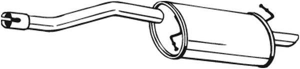 BOSAL 154-123 Silenziatore...