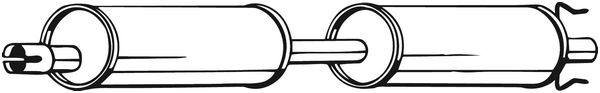 BOSAL 154-461 Silenziatore...