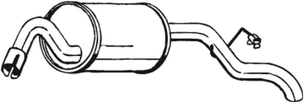 BOSAL 154-935 Silenziatore...