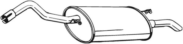 BOSAL 154-953 Silenziatore...