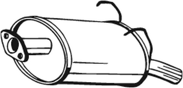 BOSAL 163-197 Silenziatore posteriore
