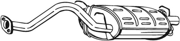 BOSAL 163-349 Silenziatore...