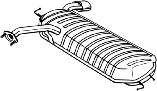 BOSAL 165-069 Silenziatore...