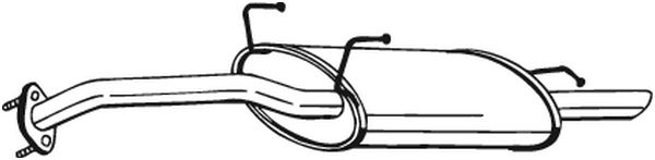 BOSAL 165-259 Silenziatore...