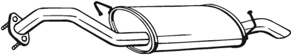 BOSAL 169-103 Silenziatore posteriore