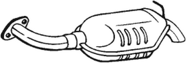 BOSAL 171-019 Silenziatore...