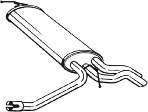 BOSAL 175-087 Silenziatore...