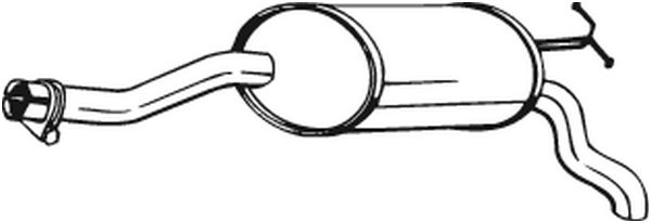 BOSAL 175-299 Silenziatore...