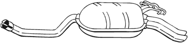 BOSAL 278-179 Silenziatore posteriore