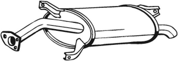 BOSAL 177-001 Silenziatore...