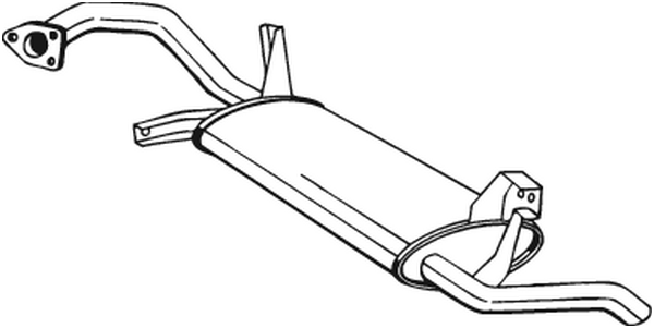 BOSAL 177-105 Silenziatore posteriore