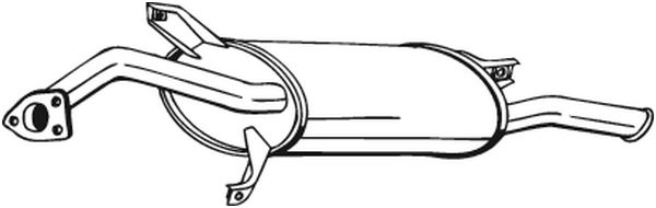 BOSAL 177-743 Silenziatore...