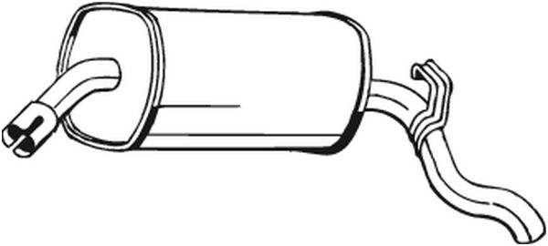 BOSAL 185-045 Silenziatore...