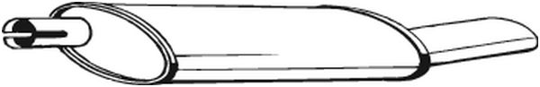 BOSAL 185-305 Silenziatore...