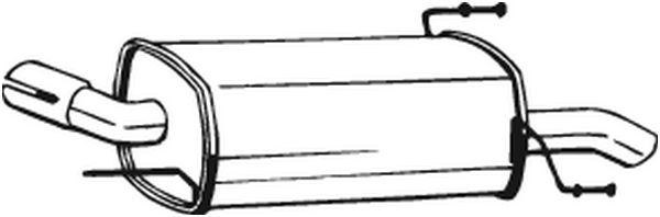 BOSAL 185-553 Silenziatore...