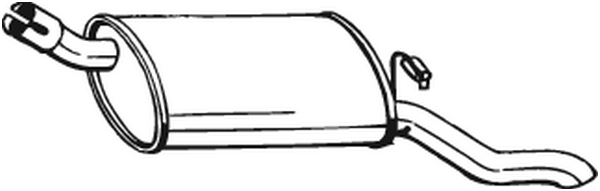 BOSAL 185-965 Silenziatore posteriore-Silenziatore posteriore-Ricambi Euro