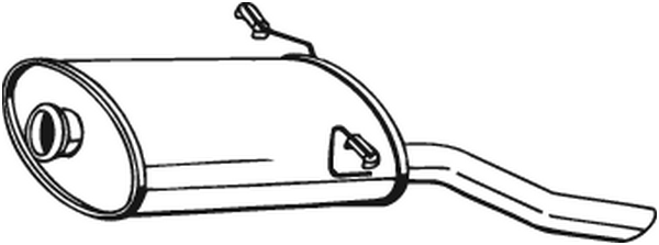 BOSAL 190-041 Silenziatore posteriore