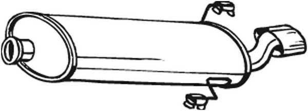 BOSAL 190-701 Silenziatore...