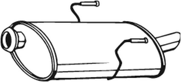 BOSAL 190-275 Silenziatore...