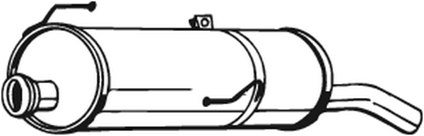 BOSAL 190-313 Silenziatore posteriore-Silenziatore posteriore-Ricambi Euro