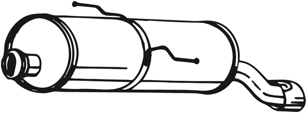 BOSAL 190-603 Silenziatore posteriore