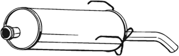 BOSAL 190-807 Silenziatore posteriore