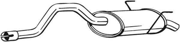 BOSAL 200-161 Silenziatore...
