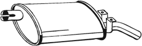 BOSAL 200-953 Silenziatore posteriore-Silenziatore posteriore-Ricambi Euro