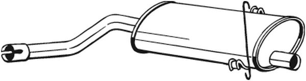 BOSAL 215-761 Silenziatore...