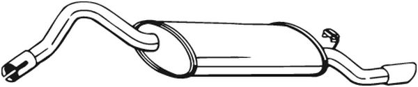 BOSAL 220-653 Silenziatore...