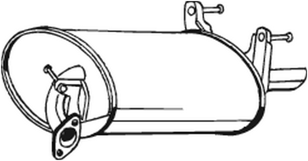 BOSAL 228-427 Silenziatore posteriore