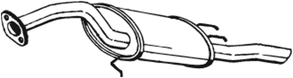 BOSAL 228-897 Silenziatore posteriore