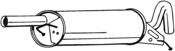 BOSAL 233-119 Silenziatore...