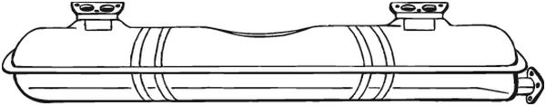 BOSAL 233-203 Silenziatore...