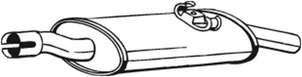 BOSAL 233-279 Silenziatore...
