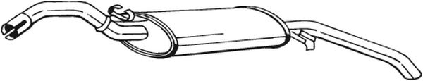 BOSAL 233-377 Silenziatore...