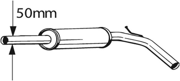BOSAL 233-395 Silenziatore...