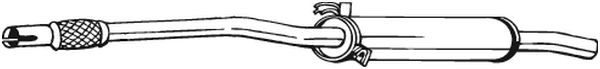 BOSAL 233-397 Silenziatore...