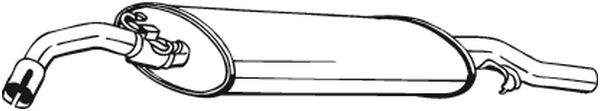 BOSAL 233-409 Silenziatore...