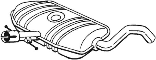 BOSAL 233-483 Silenziatore...