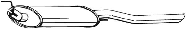 BOSAL 233-733 Silenziatore...